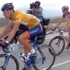 Benot Joachim (dans le maillot jaune de leader) et Frank Schleck pendant la 4me tape de la Vuelta 2004